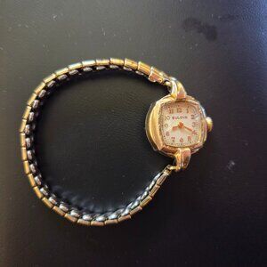 Bulova vintage watch 1950s ladies L2 gold - not working